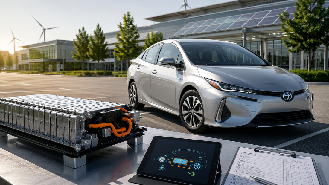 Toyota hybride avec contrôle du système hybride avant importation en France