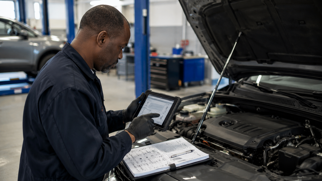 Inspection professionnelle d’une voiture d’occasion avant importation en France