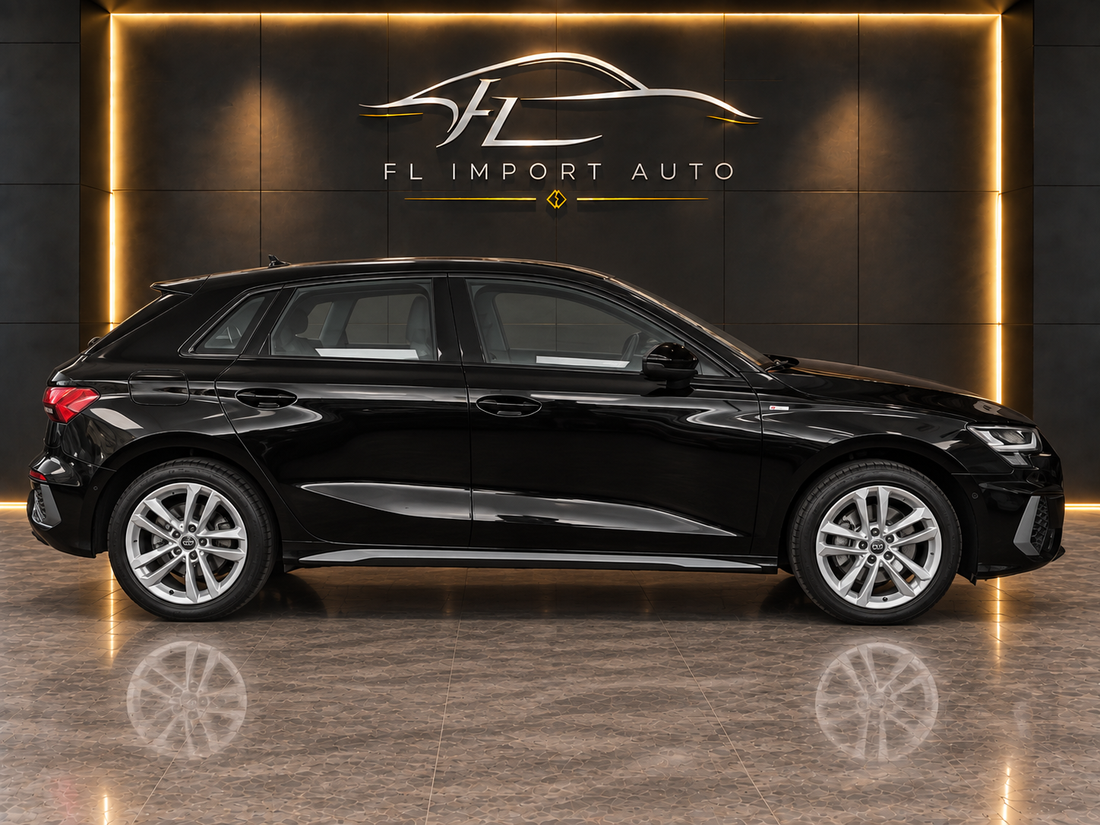 Audi A3 Sportback S line 40 TFSI e 204 ch — 2021 — 70 832 km — Automatique — vue 2