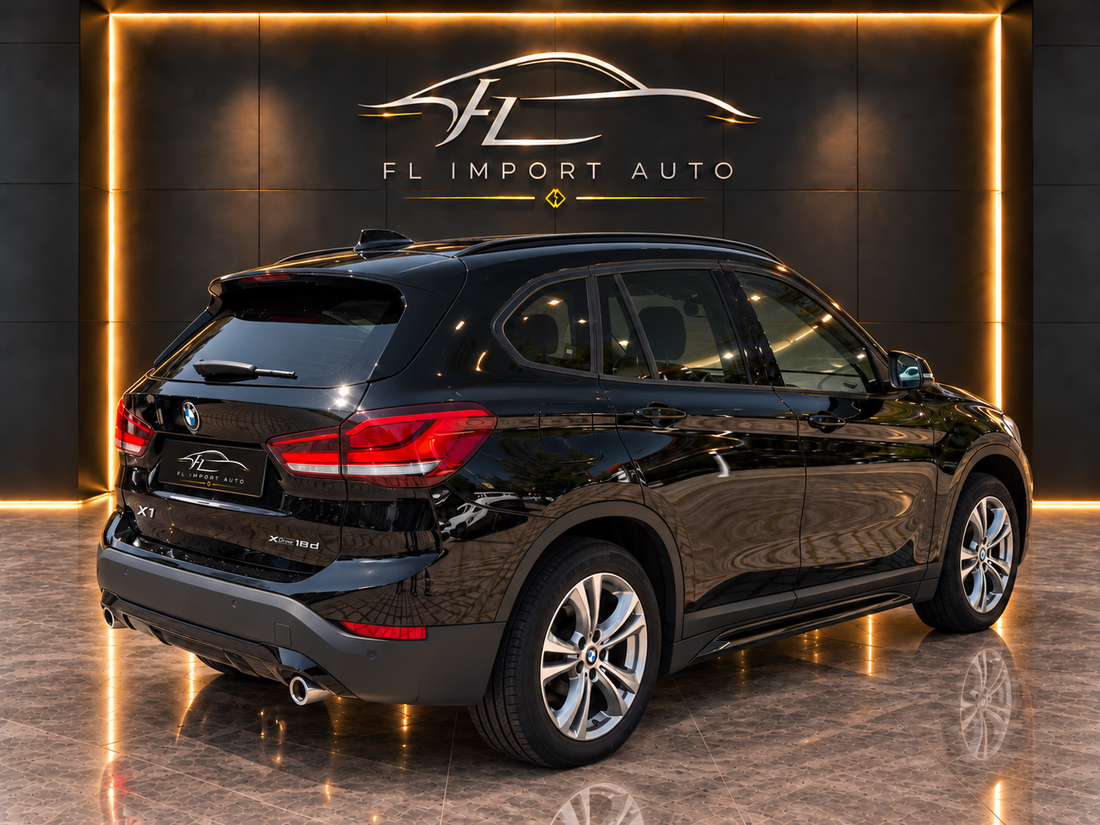 BMW X1 Sport Line 2.0 Diesel 150 ch — 2019 — 80 268 km — Automatique — vue 3